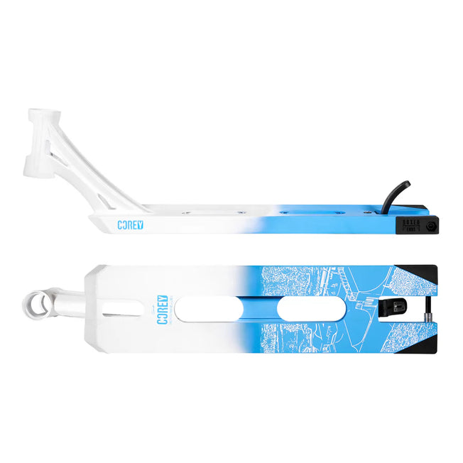 Core SL2 Corey Sponseller Pro Scooter Deck - White / Blue - 5.0