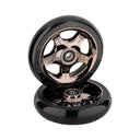 Drone Luxe 3 Scooter Wheel - Dual-Core- Feather-Light - 110mm - Smoked Chrome