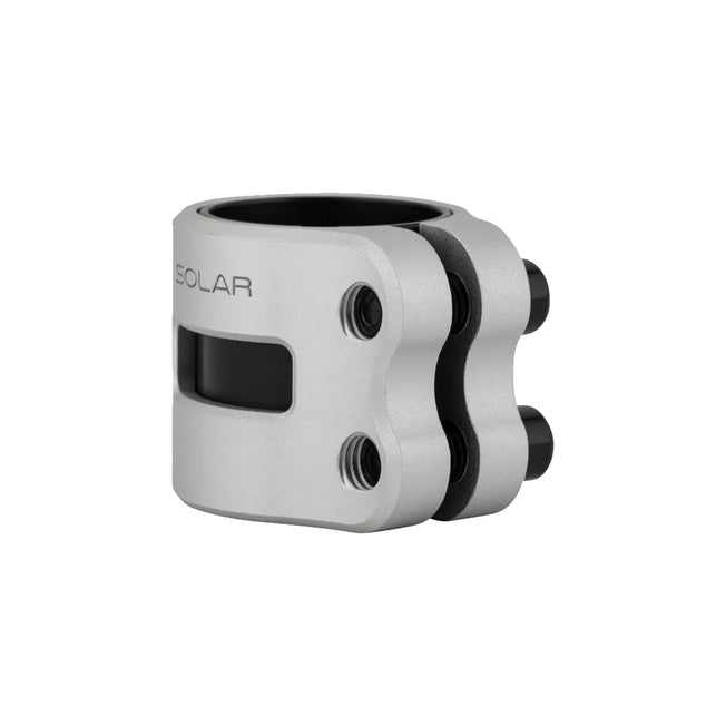 Drone Solar Scooter Double Clamp - Silver