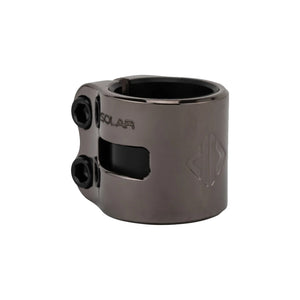 Drone Solar Scooter Double Clamp - Smoked Chrome