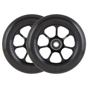 Tilt Durare Scooter Wheels - Spoked - 110mm - Black - Pair