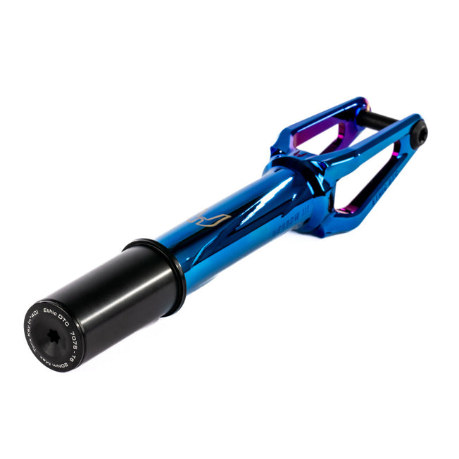 Ethic Merrow V3 IHC Pro Scooter Fork - Chrome Blue