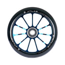 Ethic Atlas Scooter Wheel - 110mm - Black / Blue Chrome