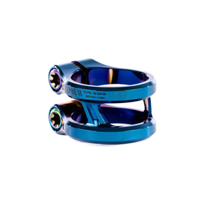 Ethic Sylphe V2 Scooter Double Clamp - 34.9mm - Blue Chrome