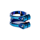 Ethic Sylphe V2 Scooter Double Clamp - 34.9mm - Blue Chrome