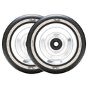 North Fullcore Scooter Wheel - 115mm - Black / Silver - Pair