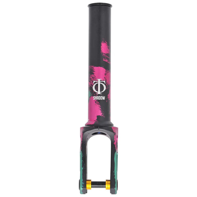 Oath Shadow SCS / HIC Pro Scooter Fork - Green / Pink / Black