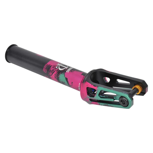 Oath Shadow SCS / HIC Pro Scooter Fork - Green / Pink / Black