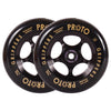 Thumbnail for Proto Gripper Spoked Wheels - 110mm - Black on Black - Pair