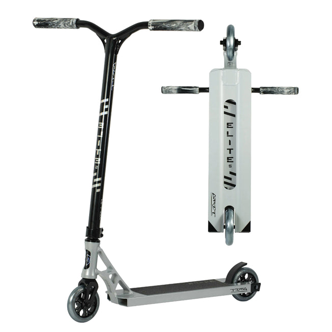 Grit Elite 5er Complete Stunt Scooter - Silver Mist