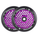 Root Honeycore Scooter Wheels - 110mm - Black on Purple - Pair