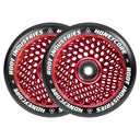 Root Honeycore Scooter Wheels - 110mm - Black on Red - Pair