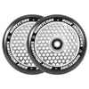 Thumbnail for Root Honeycore Scooter Wheels - 110mm - Black on Chrome - Pair