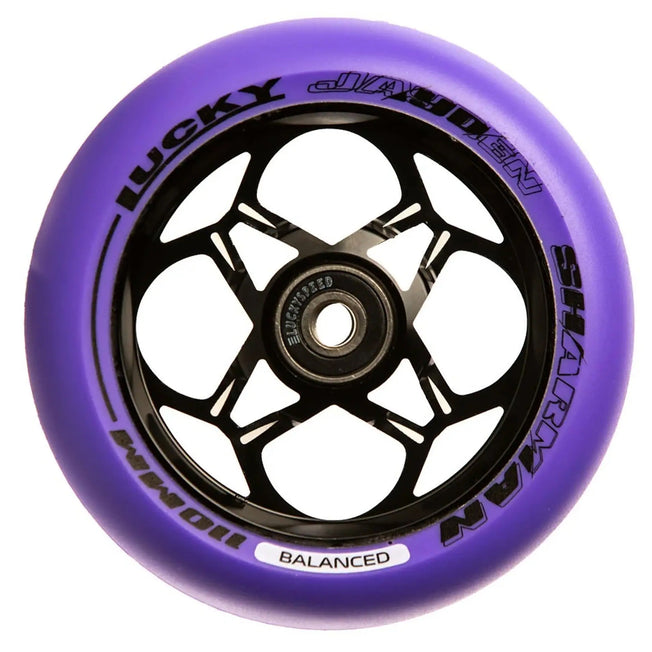Lucky Quatro Signature Scooter Wheel - Jayden Sharman V3 - 110mm - Purple