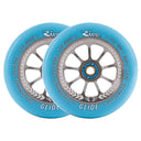 River Glide Signature Wheels - Juzzy Carter - 110mm - Serenity on Silver - Pair