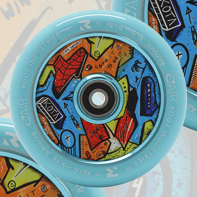 Root x KOTA Air Wheels - Limited Edition - 110mm - Blue - Pair