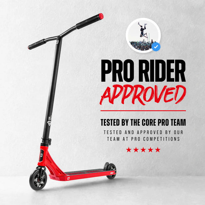 Core SL3 Complete Scooter - Gloss Red / Black