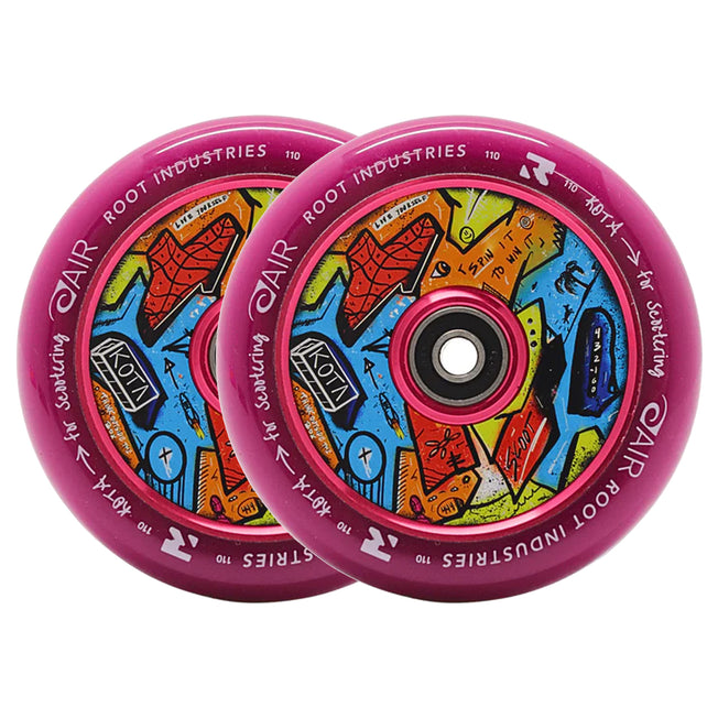 Root x KOTA Air Wheels - Limited Edition - 110mm - Purple - Pair