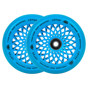 Root Lotus Scooter Wheels - 110mm - Blue - Pair