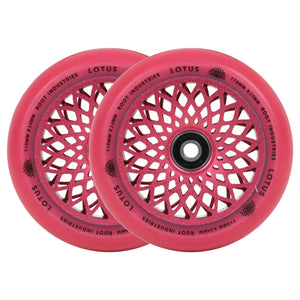 Root Lotus Scooter Wheels - 110mm - Pink - Pair