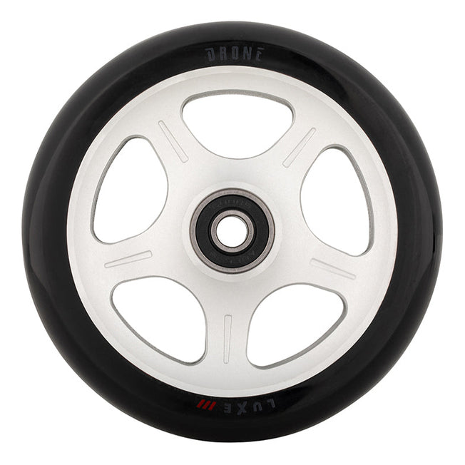 Drone Luxe 3 Dual-Core Feather-Light Pro Scooter Wheel - 110mm - Silver