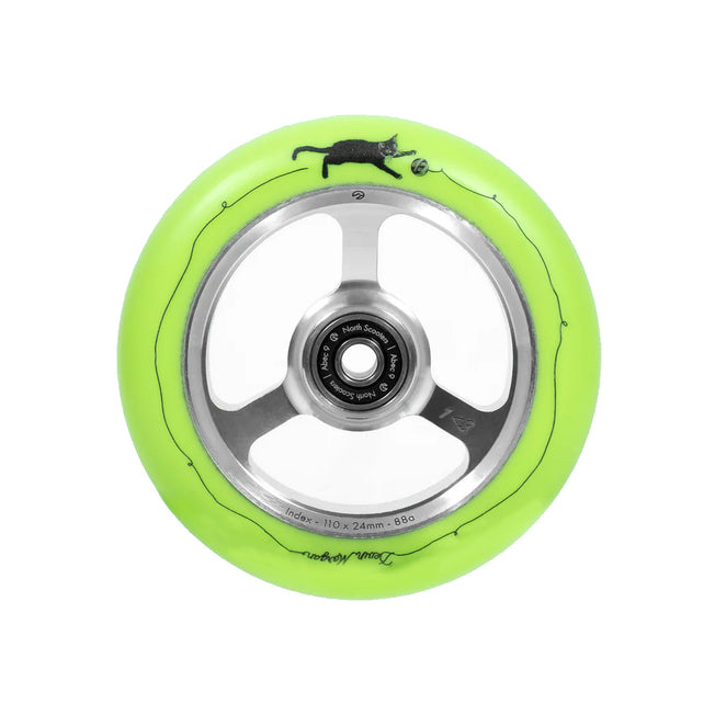 North G6 Pro Scooter Wheel - Devin Morgan - 115mm - Green - Pair