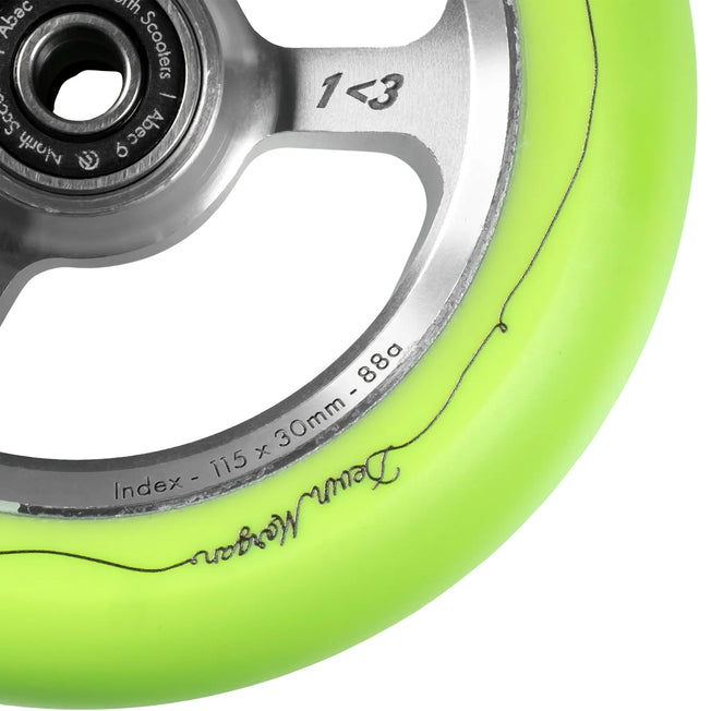 North G6 Pro Scooter Wheel - Devin Morgan - 115mm - Green - Pair