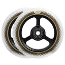 North Index G5 Scooter Wheels - 110mm - Black / White - Pair