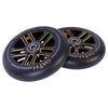Thumbnail for Oath Binary Pro Scooter Wheels - 110mm - Black / Orange - Pair