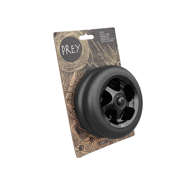 Prey Feel Pro Scooter Wheels - 110mm - Black (Pair)