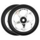 Prey Feel Scooter Wheels - 110mm - Silver/Black - Pair