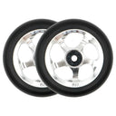 Prey Feel Scooter Wheels - 110mm - Silver/Black - Pair