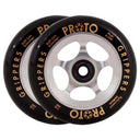 Proto Gripper Spoked Wheels - 110mm - Black on Raw