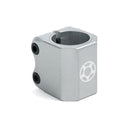 Proto Half Knuckle Scooter Double Clamp - Silver