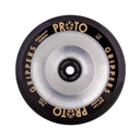 Proto Gripper Fullcore Wheels - 110mm - Black on Silver - Pair