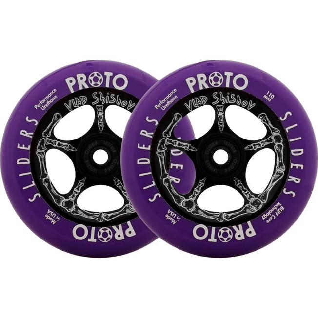 Proto Vlad Shishov Pro Scooter Wheels - 110mm - Purple - Pair