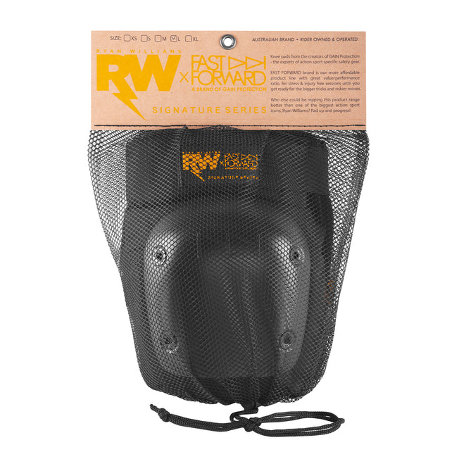 RW x Fast Forward Signature Knee Pads - Black