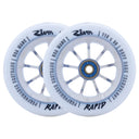 River Rapids Scooter Wheels - 115mm - Blizzard - Pair