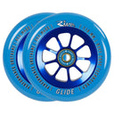 River Glide Scooter Wheels - 110mm - Sapphire - Pair