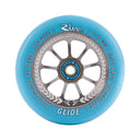 River Glide Signature Wheels - Juzzy Carter - 110mm - Serenity on Silver - Pair