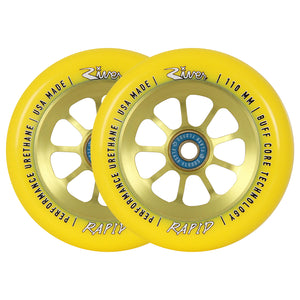 River Rapids Scooter Wheels - 110mm - Sunrise - Pair