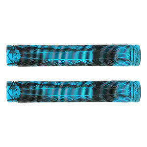 Root Industries Fractal Scooter Grips - Blue / Black