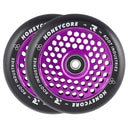 Root Honeycore Scooter Wheels - 110mm - Black on Purple - Pair
