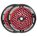 Root Honeycore Scooter Wheels - 110mm - Black on Red - Pair