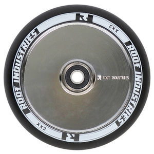 Root Air Scooter Wheels - 120mm - Black on Mirror - Pair