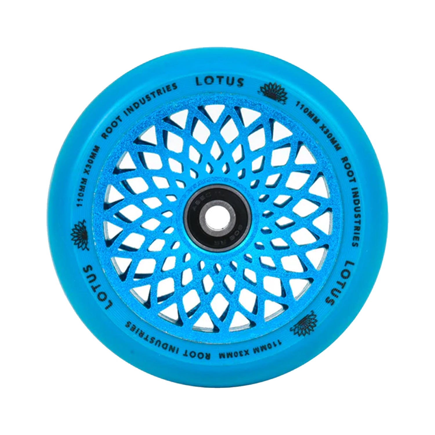 Root Lotus Scooter Wheels - 110mm - Blue - Pair | Dogg Scooters