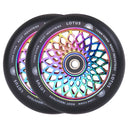 Root Lotus Scooter Wheels - 110mm - Black on Rocket Fuel - Pair