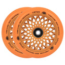 Root Lotus Scooter Wheels - 110mm - Orange - Pair