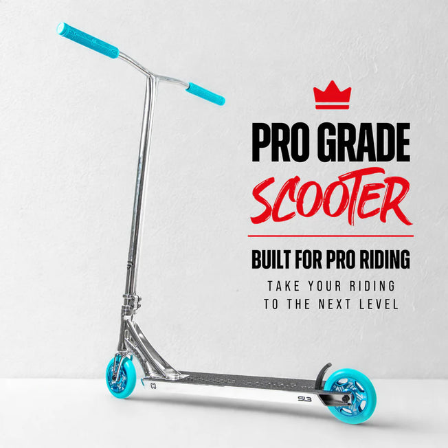 Core SL3 Complete Scooter - Chrome / Teal