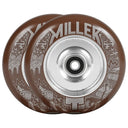 Tilt Issac Miller Scooters Wheels - 110mm - Coffee - Pair